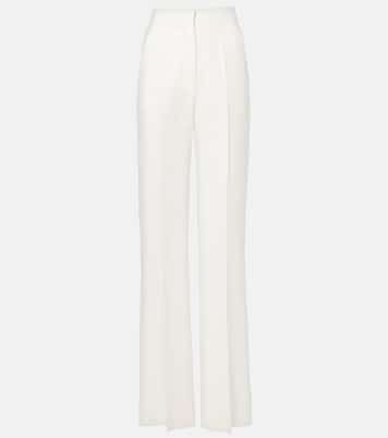 Weite High-Rise-Hose Aversa aus Leinen | Max Mara