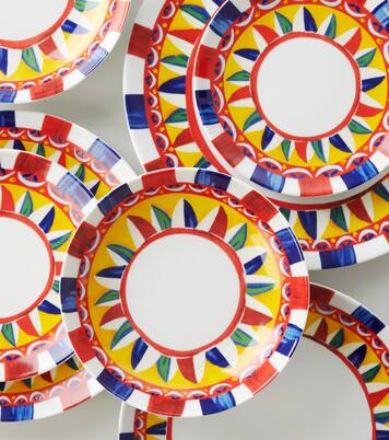 Porcelain charger plate | Dolce&Gabbana Casa