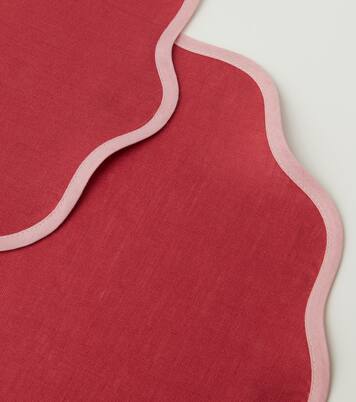 Set Cloud Rainbow Vino aus zwei Tischsets | La DoubleJ