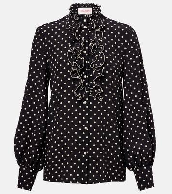 Bluse aus Crêpe de Chine aus Seide | Valentino