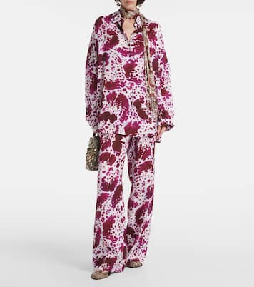 Gerade Hose aus Crêpe | Dries Van Noten