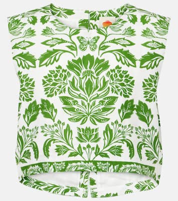 Top Delicate Tapestry aus einem Leinengemisch | Farm Rio