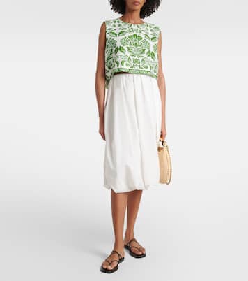 Top Delicate Tapestry aus einem Leinengemisch | Farm Rio