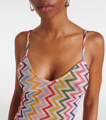 Abito lungo a zig-zag con schiena scoperta | Missoni