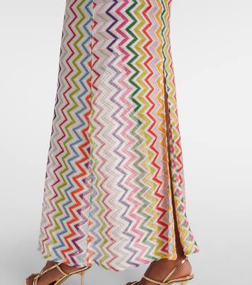 Abito lungo a zig-zag con schiena scoperta | Missoni