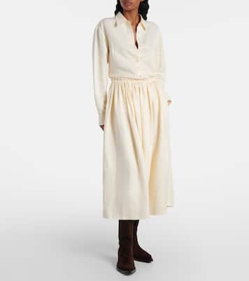 Midirock Chiara aus Leinen | Gabriela Hearst