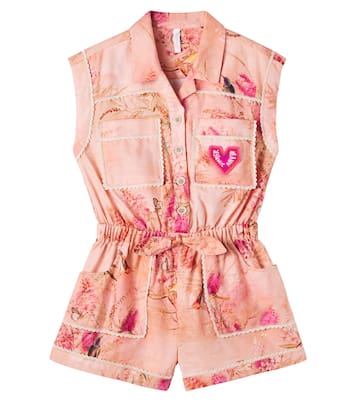Cascadian floral cotton playsuit | Zimmermann Kids