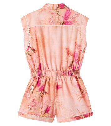 Cascadian floral cotton playsuit | Zimmermann Kids