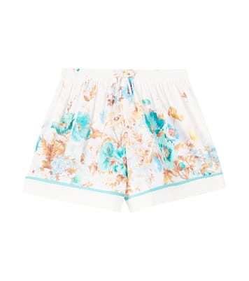 Shorts Scarborough in cotone con stampa floreale | Zimmermann Kids