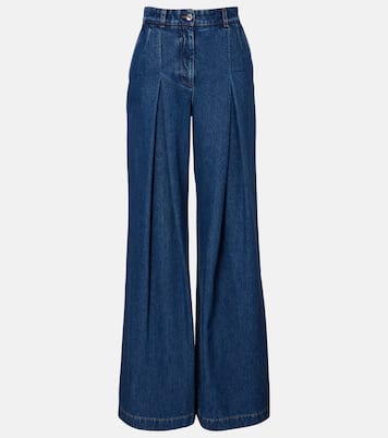 Pleated wide-leg jeans | Dolce&Gabbana