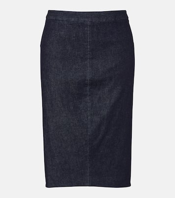 High-Rise-Bleistiftrock aus Denim | Tom Ford