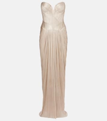 Noor silk tulle corset gown | Maria Lucia Hohan