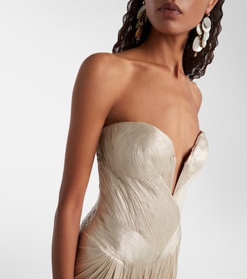 Noor silk tulle corset gown | Maria Lucia Hohan