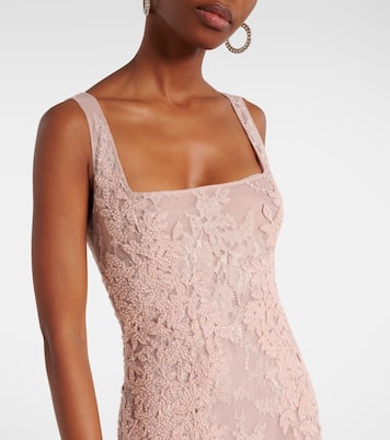 Elysia embellished lace gown | Costarellos