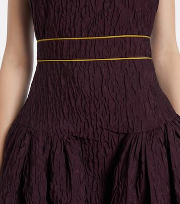 Aya smocked cloque midi dress | Roksanda