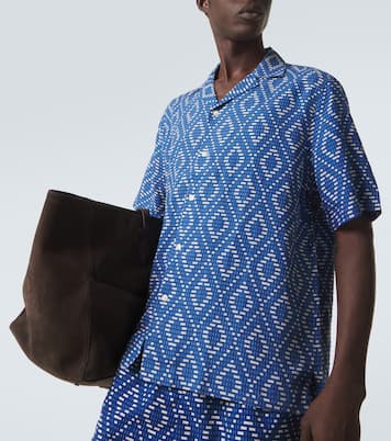 Roberto printed linen shirt | Frescobol Carioca