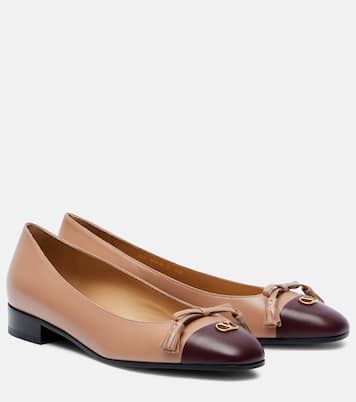 Valet Du Roi leather ballet flats | Valentino Garavani
