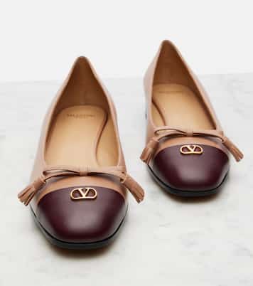 Valet Du Roi leather ballet flats | Valentino Garavani