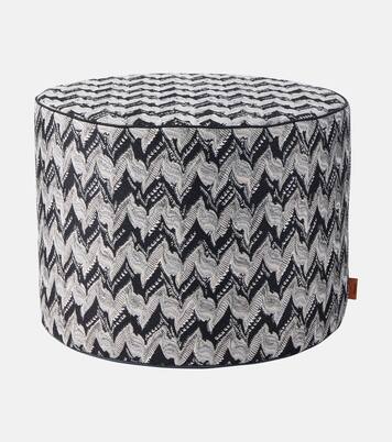 Fluidity Zigzag pouf  | Missoni