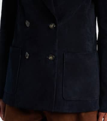 Blazer aus Veloursleder | Stouls