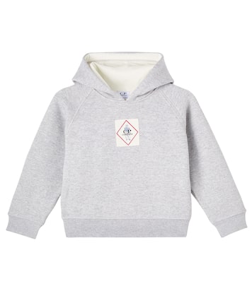 Logo cotton fleece hoodie | C.P. Company Kids