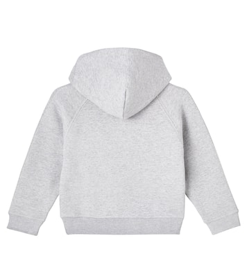 Logo cotton fleece hoodie | C.P. Company Kids