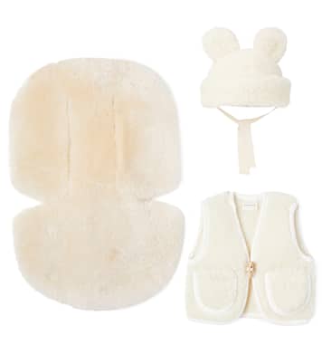 Baby Set aus Weste, Mütze und Einlage für den Kinderwagen | Binibamba