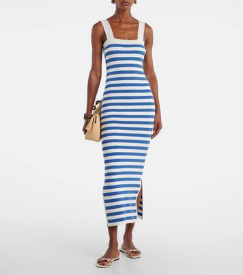 Robe longue Ari rayée | Posse