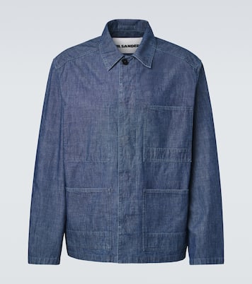 Cotton chambray overshirt | Jil Sander