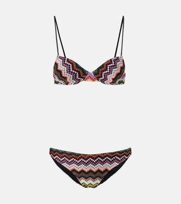 Zigzag lamé bikini | Missoni