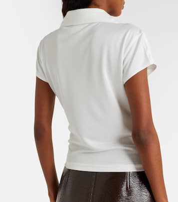 Logo jersey polo shirt | Courrèges