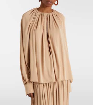 Cutout draped blouse | Ferragamo