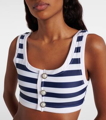 Grace striped bikini top | Same
