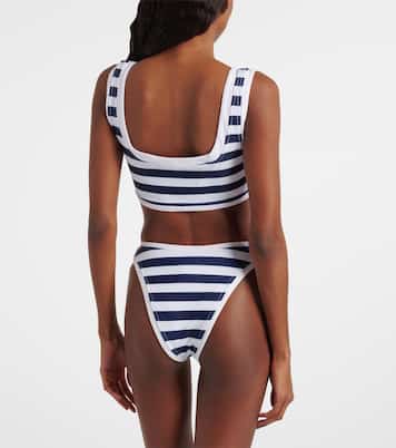 Grace striped bikini top | Same