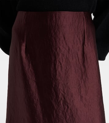 Satin midi skirt  | Vince