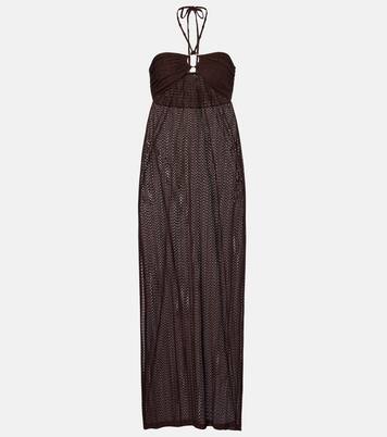 Harriet keyhole halterneck maxi dress | Melissa Odabash