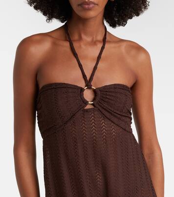 Harriet keyhole halterneck maxi dress | Melissa Odabash