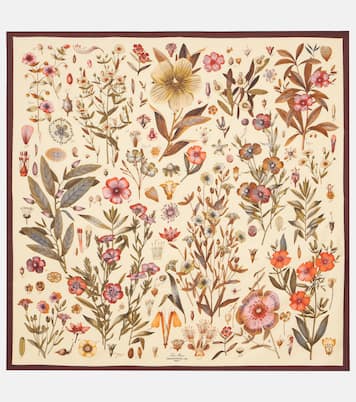 Enciclopedia Del Lino silk twill scarf | Loro Piana