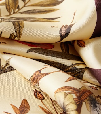 Enciclopedia Del Lino silk twill scarf | Loro Piana