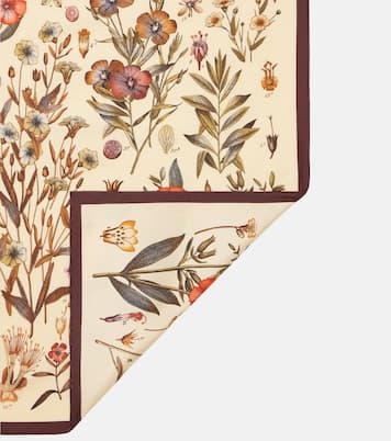 Enciclopedia Del Lino silk twill scarf | Loro Piana