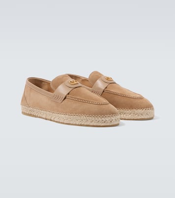 Palm Avenue VLogo suede espadrilles | Valentino Garavani