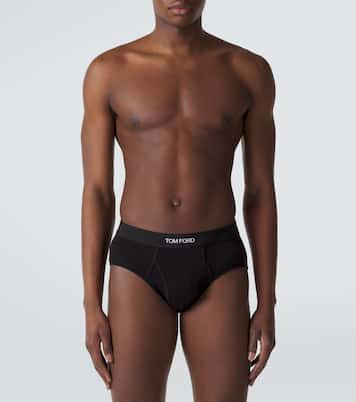 Set of 2 cotton-blend briefs | Tom Ford