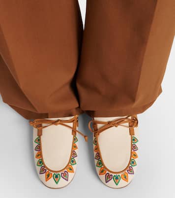 Bestickte Segelschuhe aus Canvas | Etro