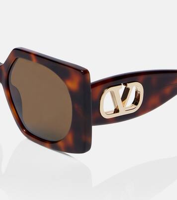 Vain Bold VLogo oversized sunglasses | Valentino