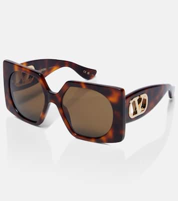 Vain Bold VLogo oversized sunglasses | Valentino