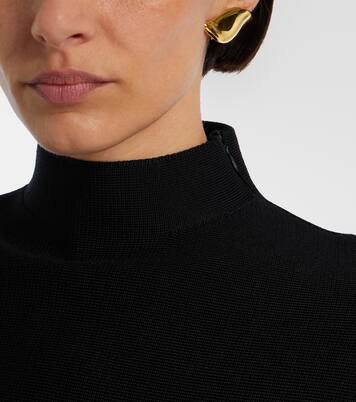 Leaf clip-on earrings | Khaite