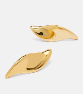 Leaf clip-on earrings | Khaite