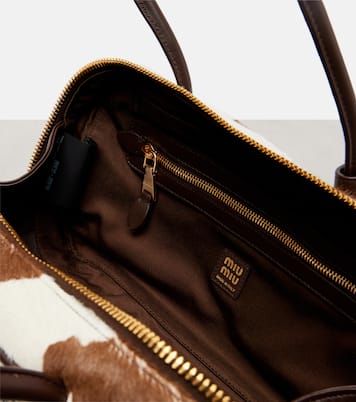 Schultertasche Beau Medium aus Kalbshaar | Miu Miu