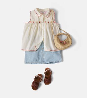 Lexi embroidered cotton blouse | Bonpoint