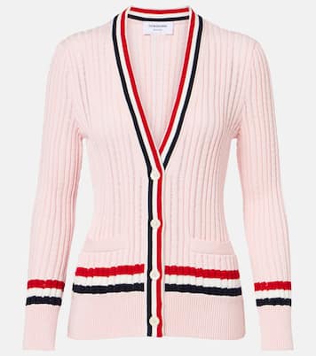 Cable-knit cotton cardigan | Thom Browne